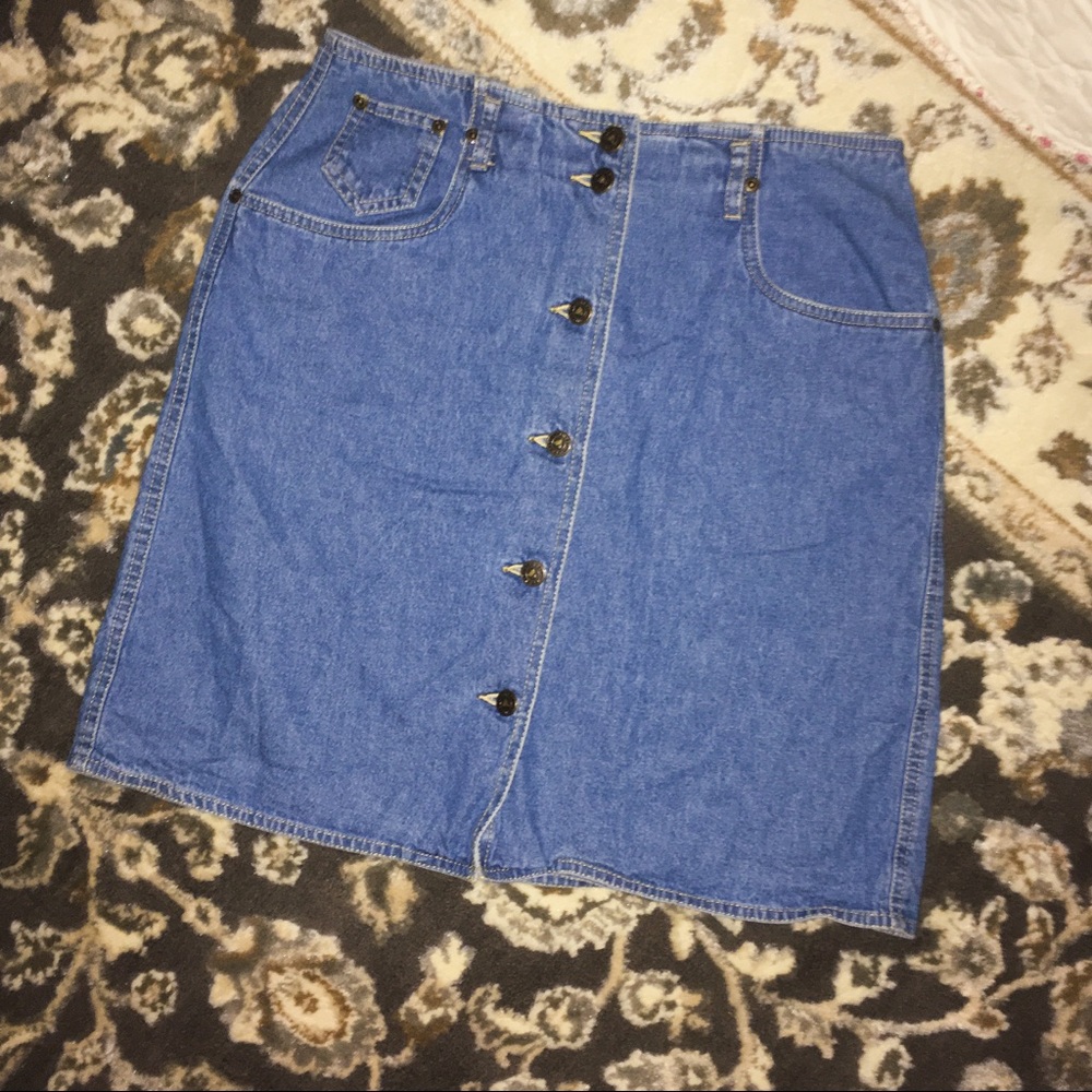 ✨ DENIM MID LENGTH SKIRT ✨